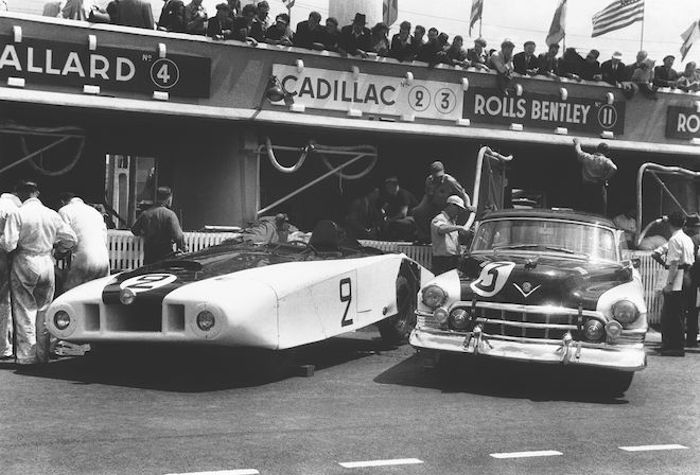 "Le Monstre" and "Petit Pataud", Le Mans 1950.