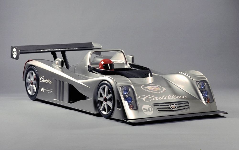 A mock-up of the Northstar LMP celebrating 50 years since Cadillac's Le Mans debut.