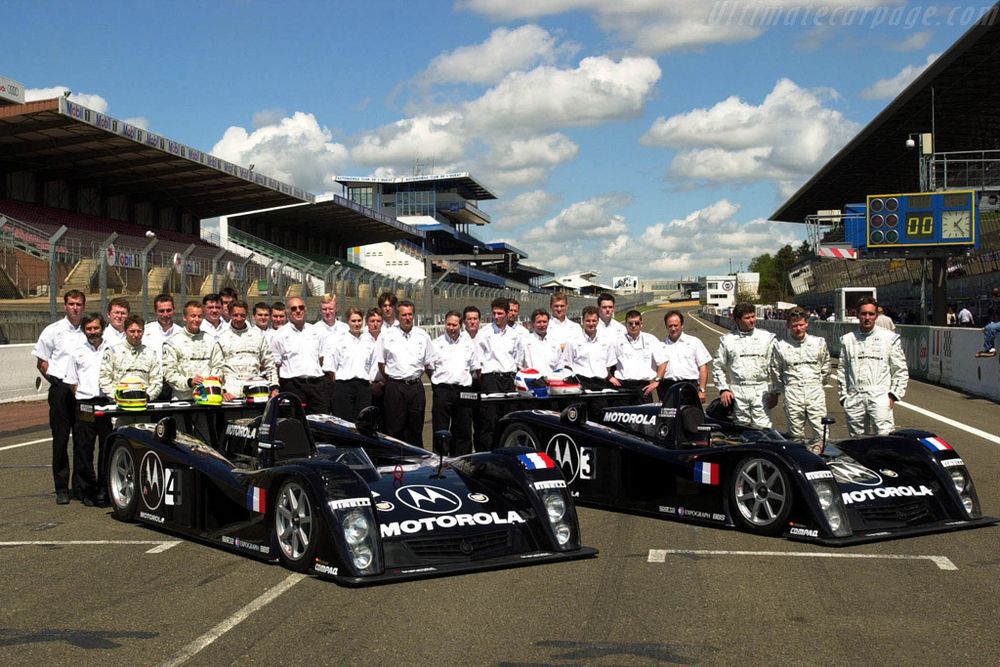 Team DAMS. From left to right: Christophe Tinseau, Kirstian Kolby, Marc Goossens, Eric Bernard, Emmanuel Collard, Franck Montagny.