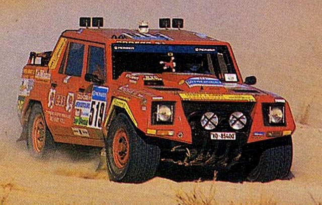 Kurtzen / Coucet, 1988 Paris-Dakar Rally.