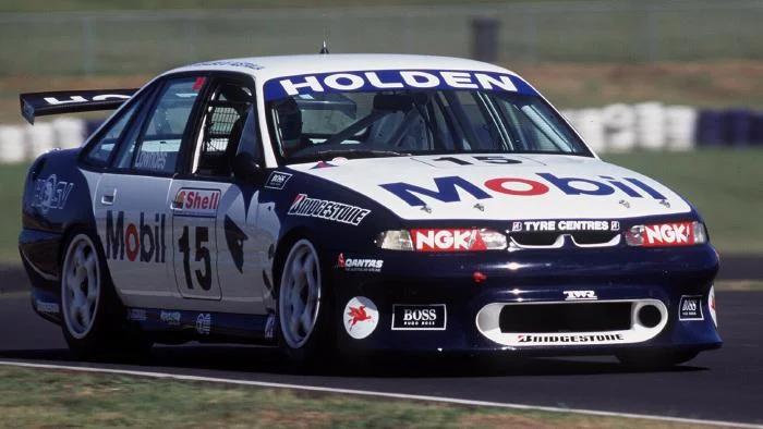 Craig Lowndes started with the Holden Racing Team in 1996 and won the championship that year