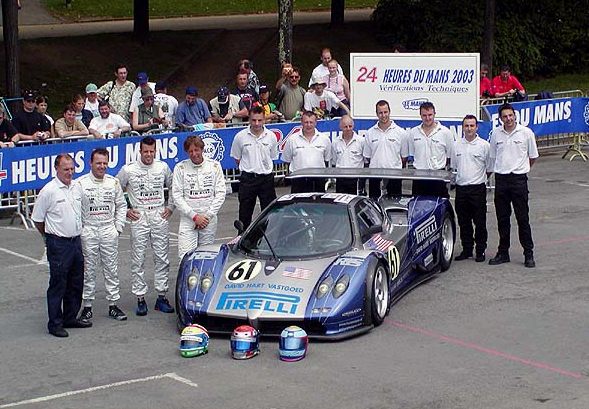 Team Carsport Modena. From left to right: Toine Hezemans, Mike Hezemans, Anthony Kumpen and David Hart.