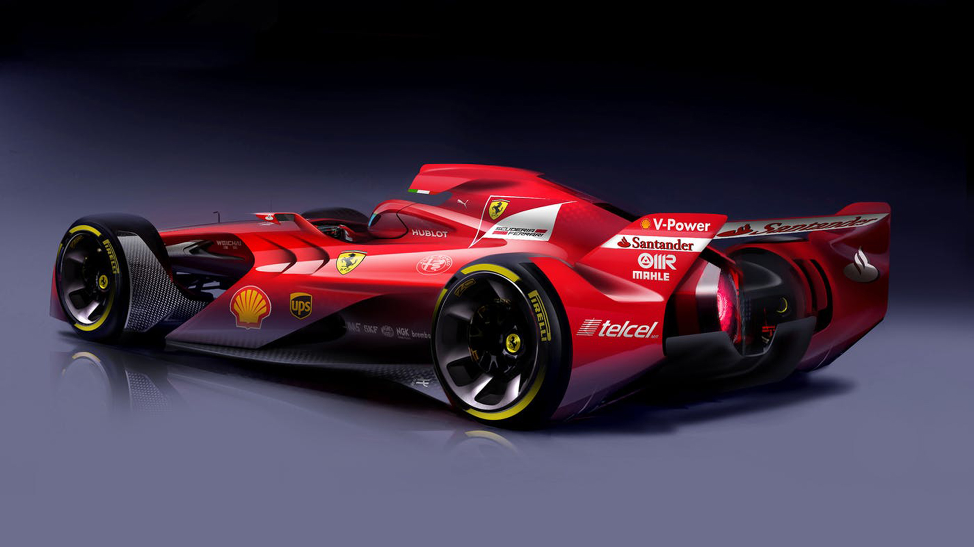 Ferrari's concept looks extreme but the most feasible to achieve out of the four concepts.