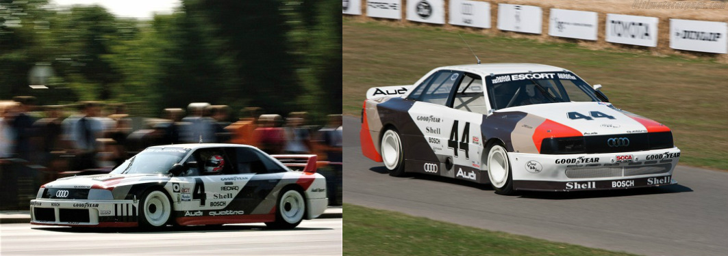 The 90 IMSA GTO (left) and 200 Trans Am conquered the American racing scne with ease.