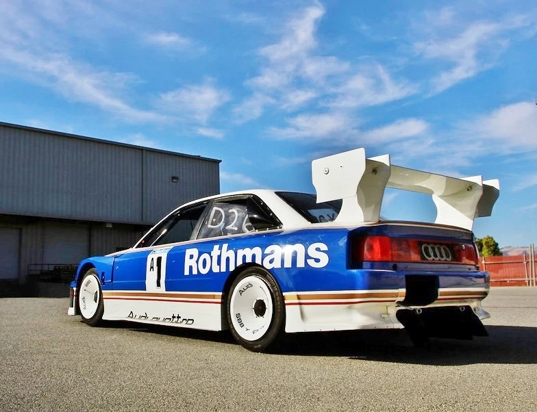 Another big departure from the 90 IMSA GTO was the S4's massive rear wing.