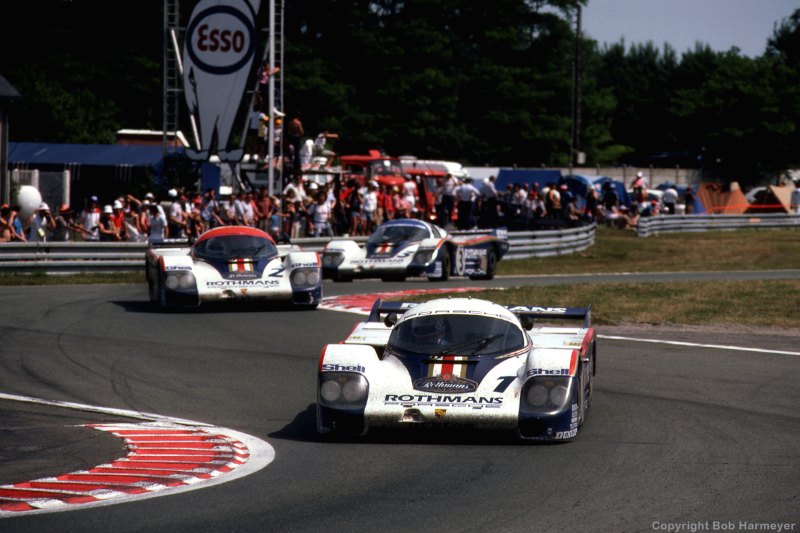 Porsche's rampaging 956 was several sizes above Rondeau's weight class.