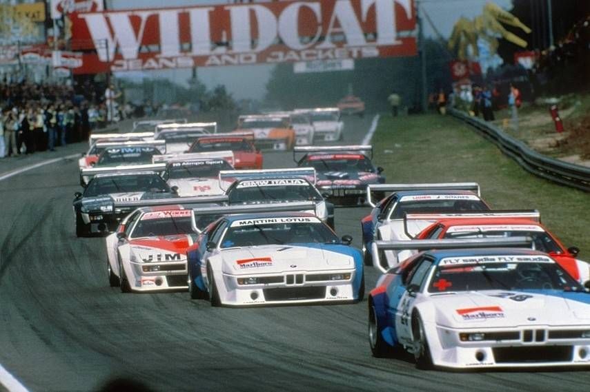 The BMW M1 Procar series was tremendously exciting to watch.