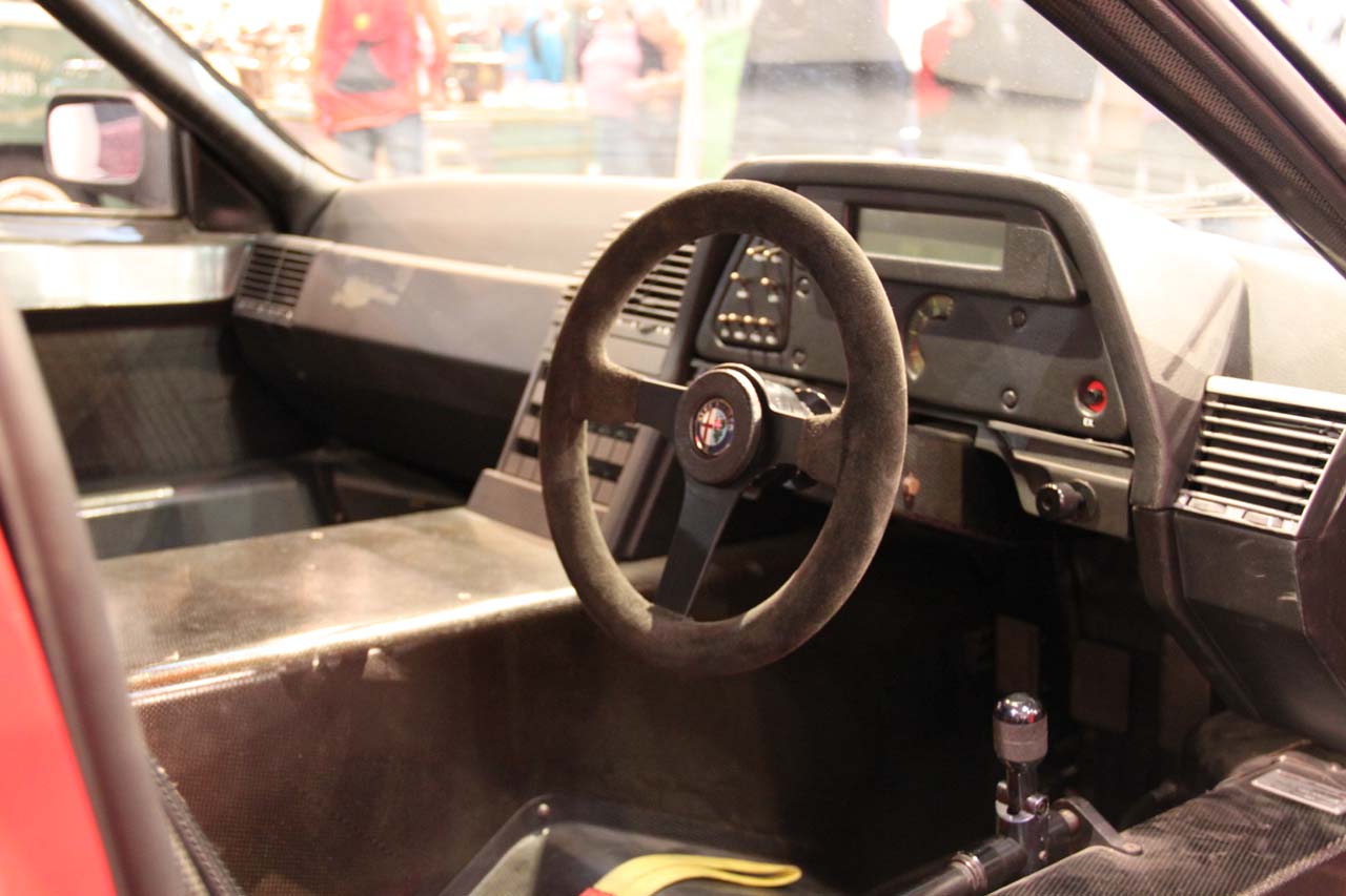 Even the car's interior looked relatively inconspicuous.