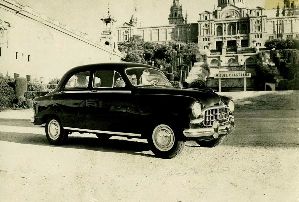 The 1953 SEAT 1400, Spain's first people's car.