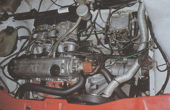 The modified 125 horsepower System Porsche engine.
