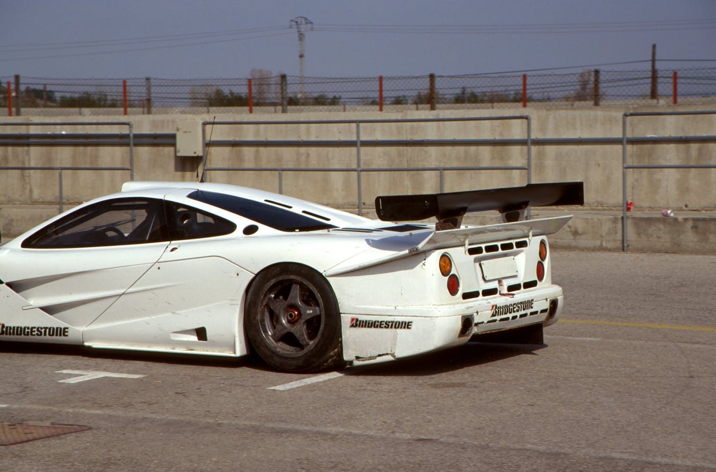 Mercedes' engineers fitted a makeshift longtail to test the CLK GTR's proposed aerodynamics.