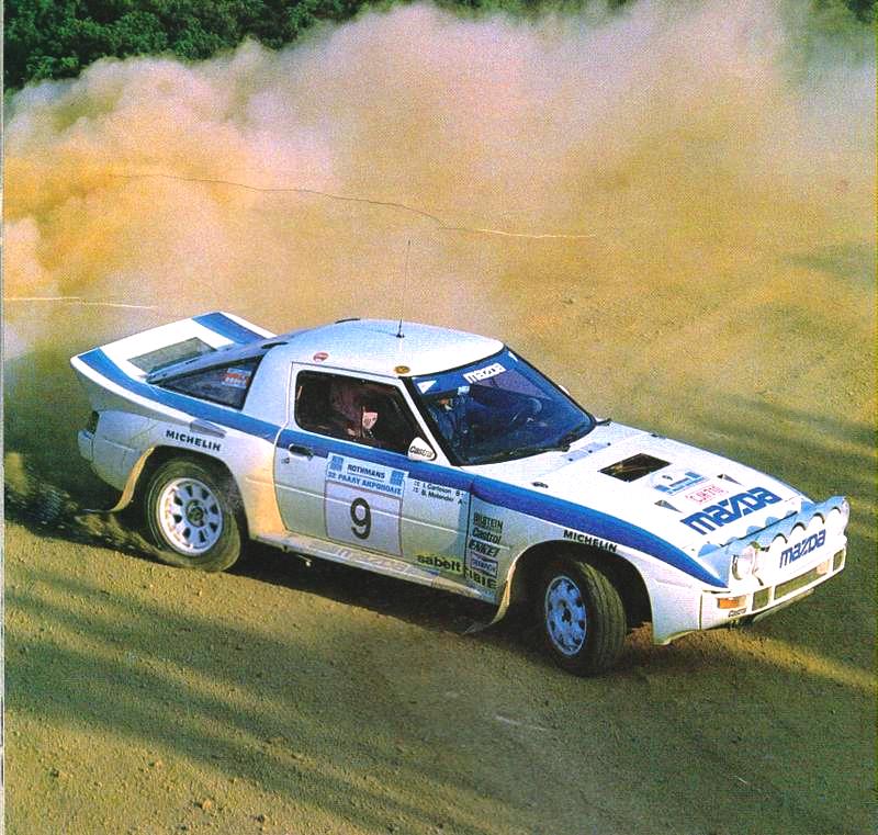 The Group B RX7 never stood a chance against its more advanced opposition.