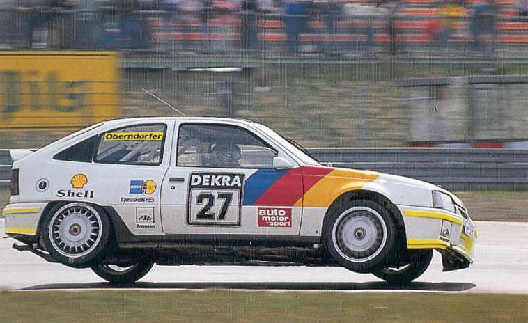 Opel entered the DTM with the front wheel drive Kadett GSi 16V in 1988.