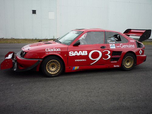 Aerodynamically the Unlimited Saab was much more outlandish than before.
