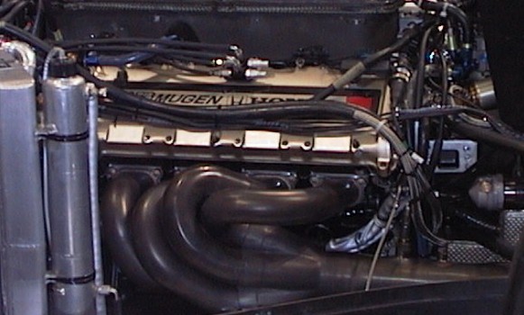 The Mugen-Honda MF-301H V10 promised respectable mid-field performance.