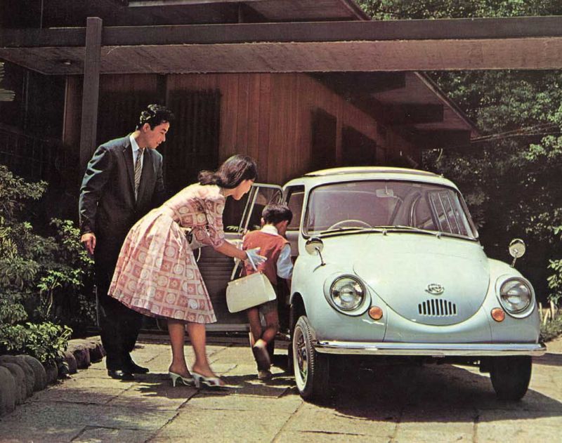 The Subaru 360, the first mass-produced Kei-car.