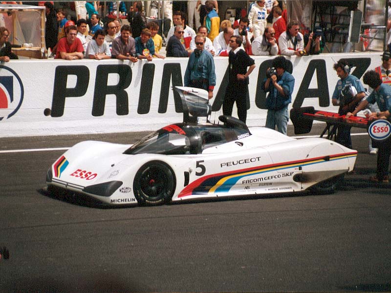 The Peugeots inadvertently headed the field for the 1991 edition of the 24 Hours.