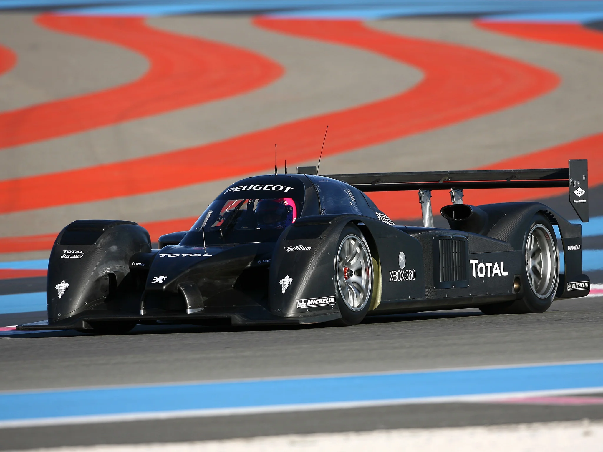Pedro Lamy testing the 908, Paul Ricard.