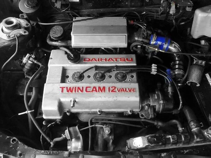 Daihatsu's advanced three-cylinder gave the Charade a unique flavor.