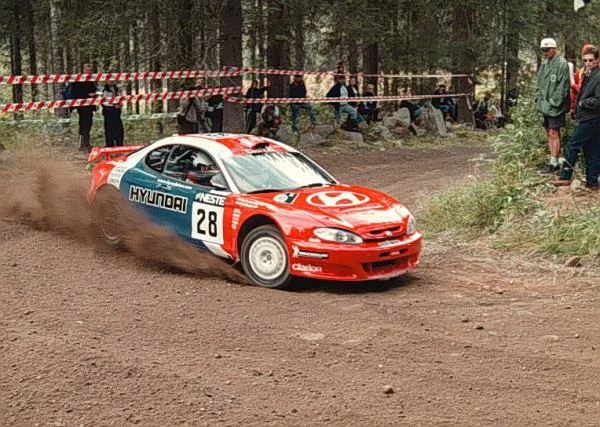 The front wheel drive, naturally aspirated Coupe F2 Kit Car paved the way for Hyundai's WRC program.