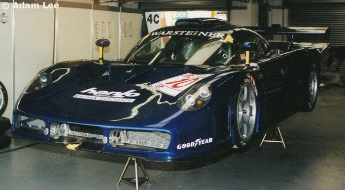 The German Bitter in the pits, Silverstone 1998.