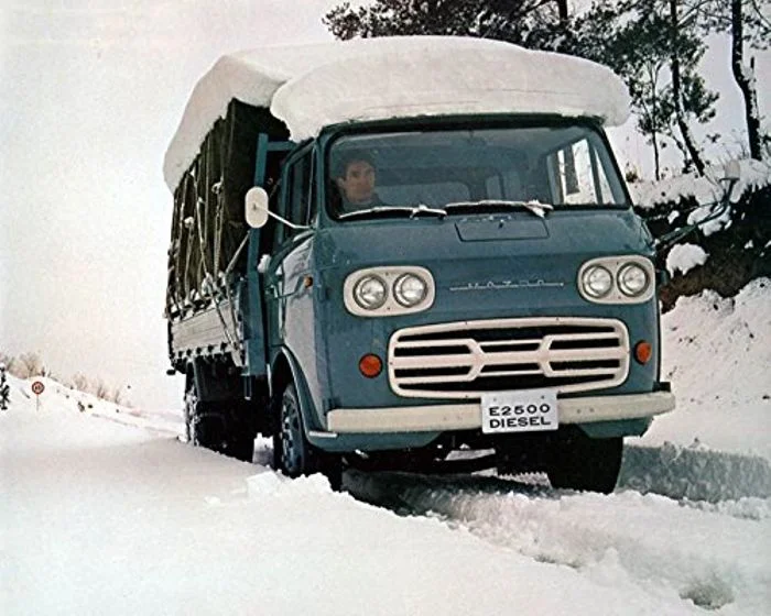 Mazda's first diesel vehicle, the 1970 E2500 truck.
