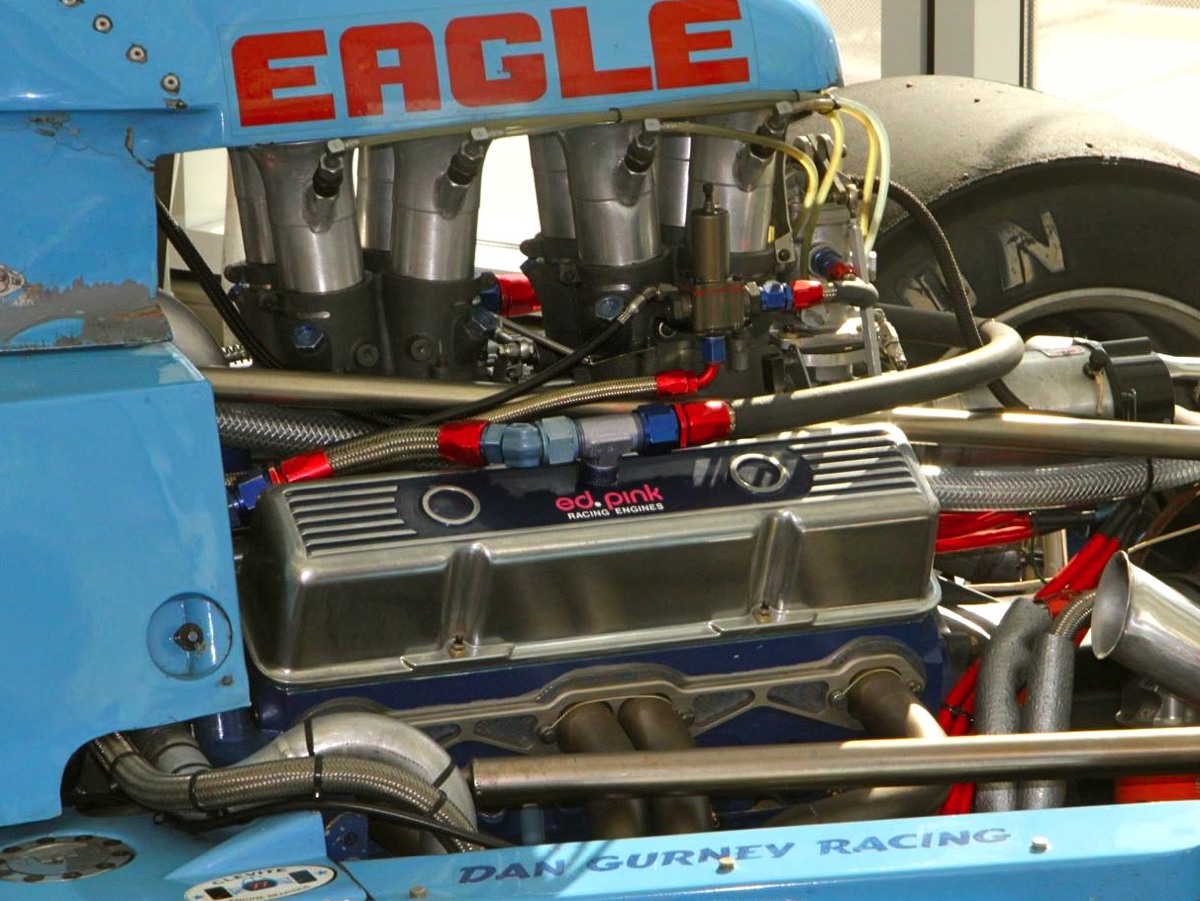Hamilton secured a very similar engine to the one used by Dan Gurney's front-running AAR Eagle team.