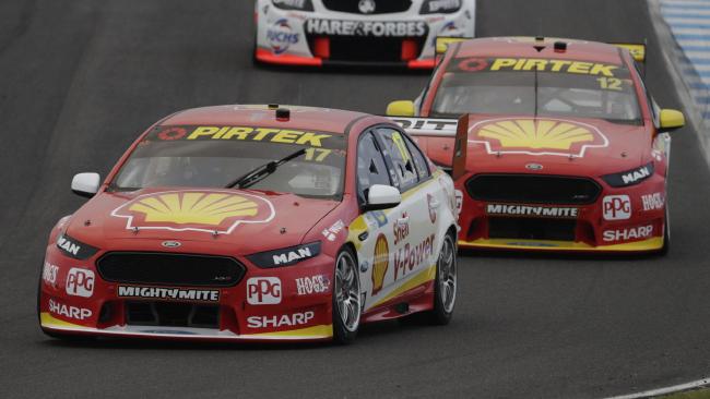 Coulthard (#12) looked increasingly like Penske's No.2 driver as the season progressed