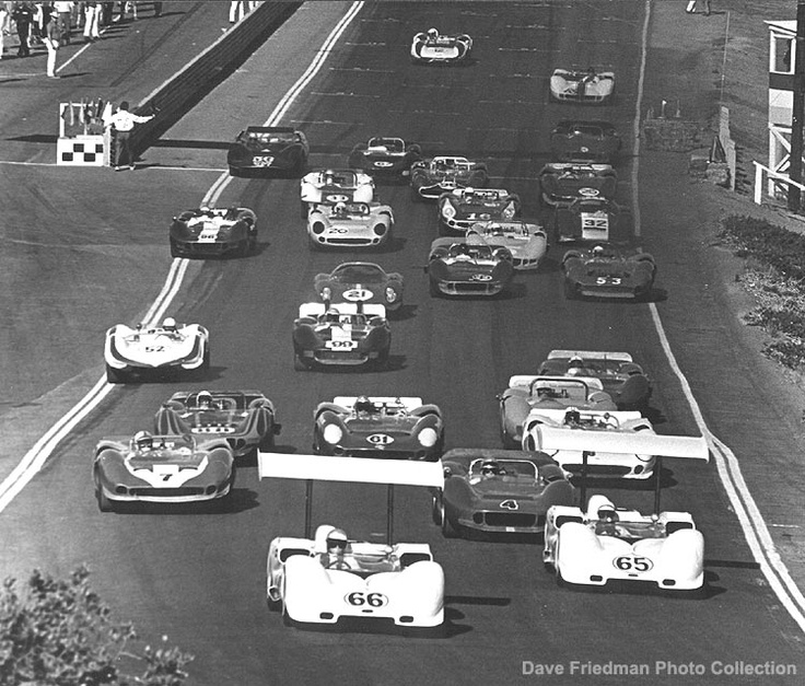Already in the very first season, Can Am was pushing the envelope in car design.