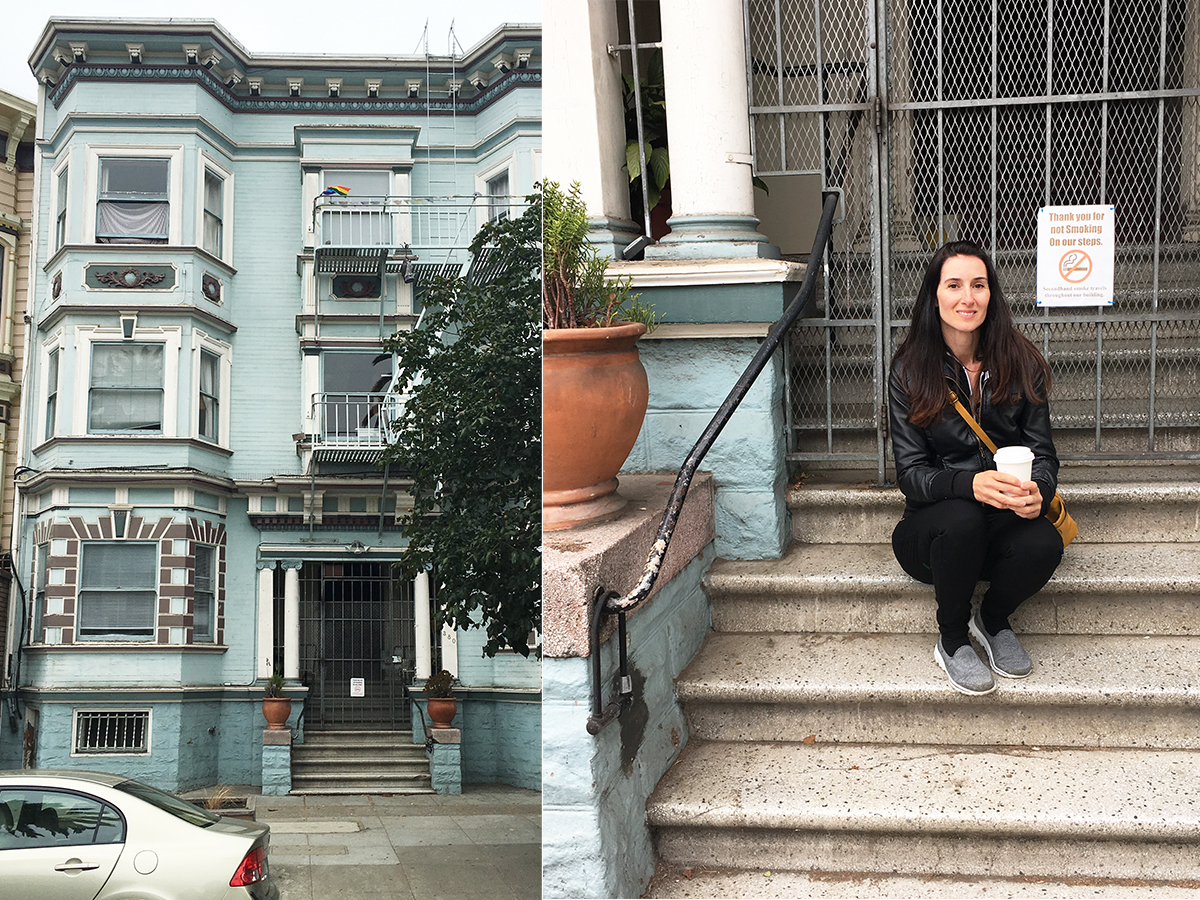The building I lived in on Dolores Street!