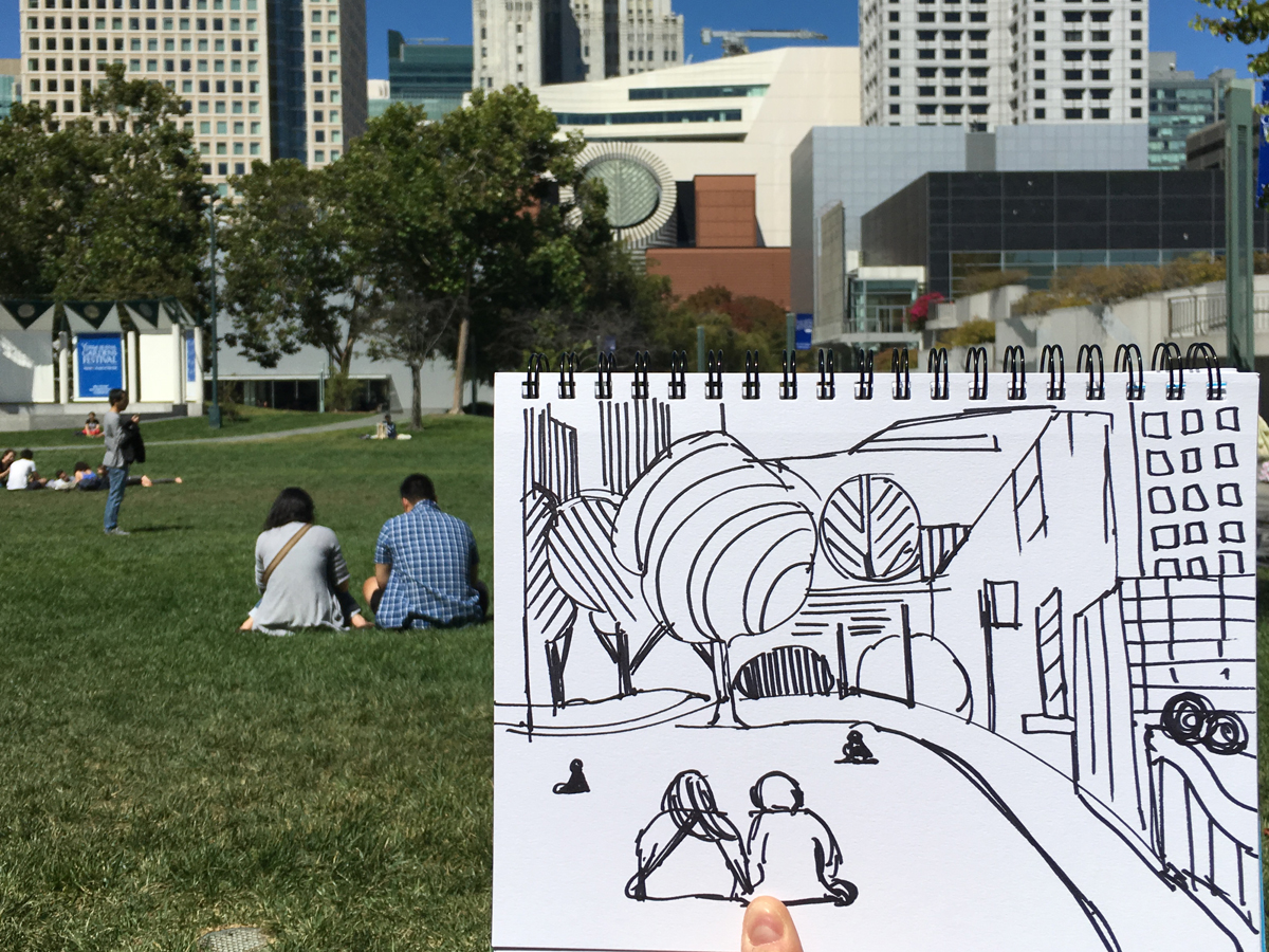 Yerba Beuna Gardens (a park I used to go to on my lunch breaks!)