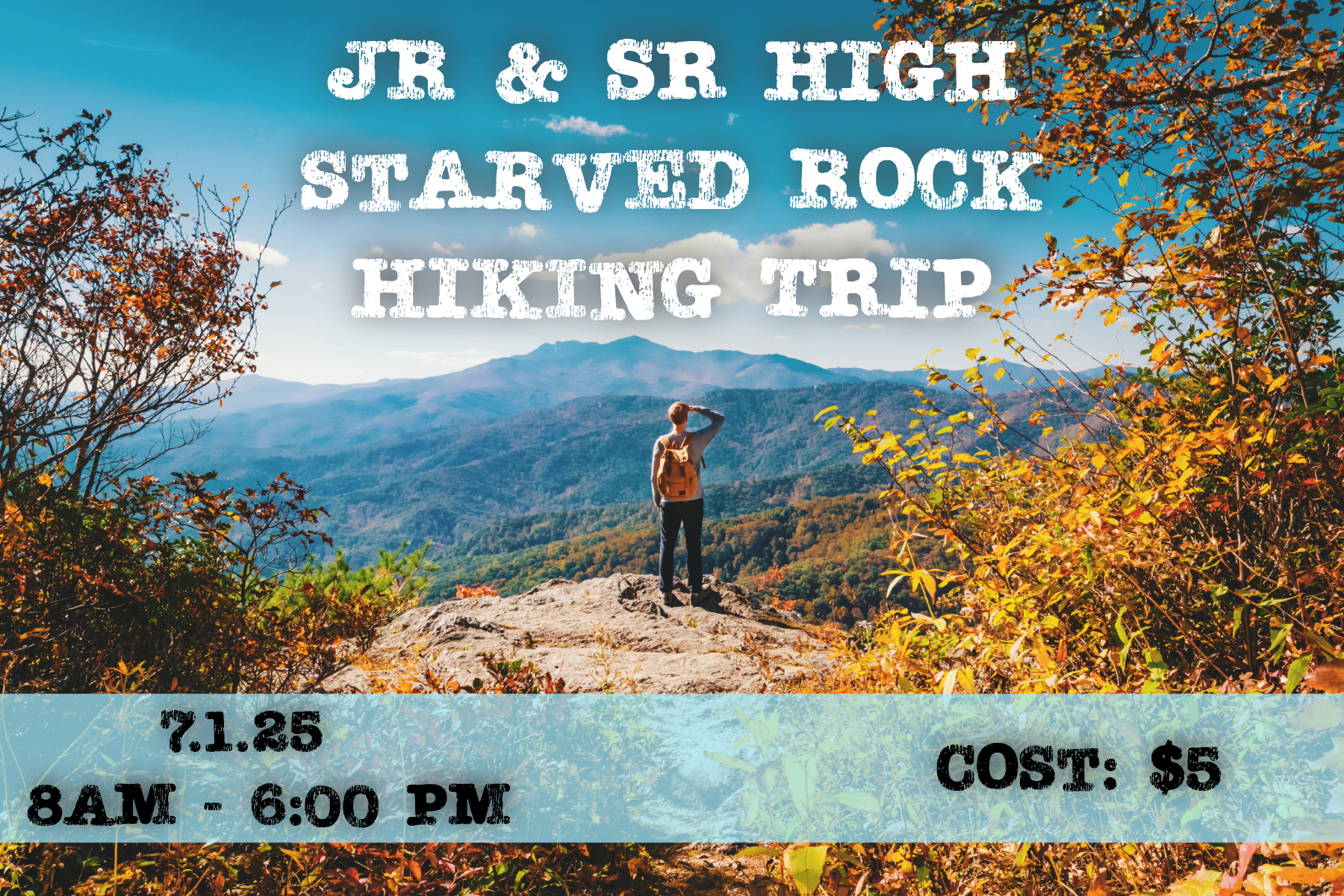 Jr. High &amp; High School Starved Rock Hiking Trip