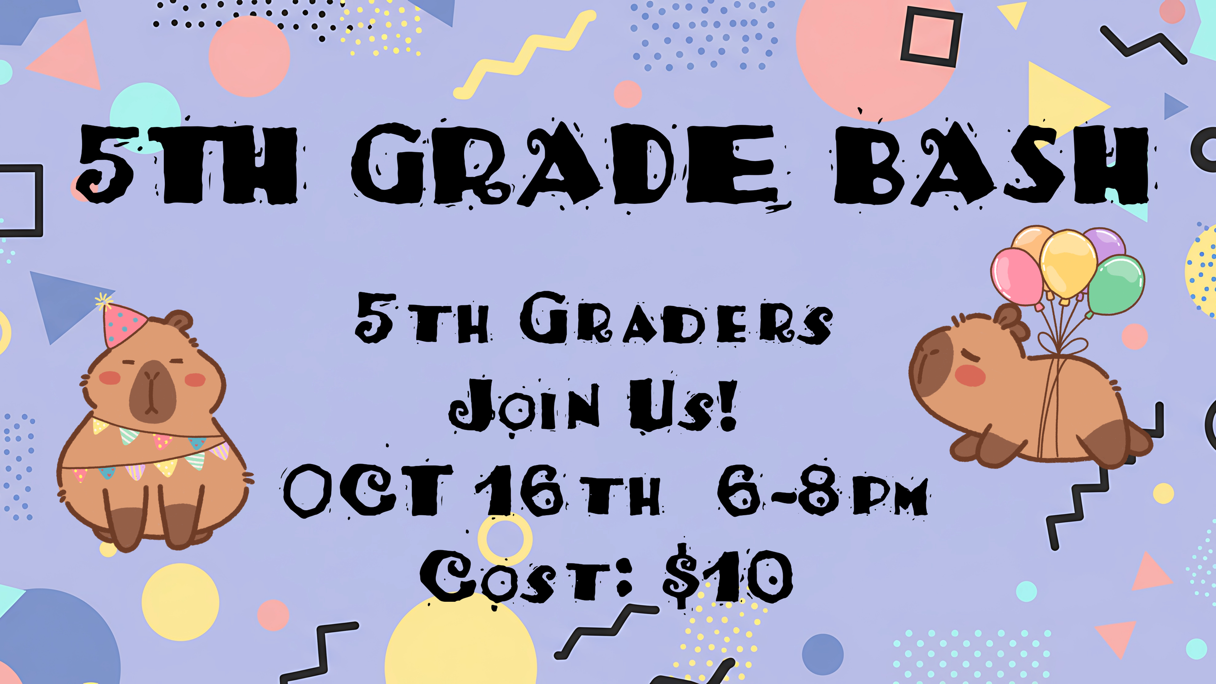 5th Grade Bash
