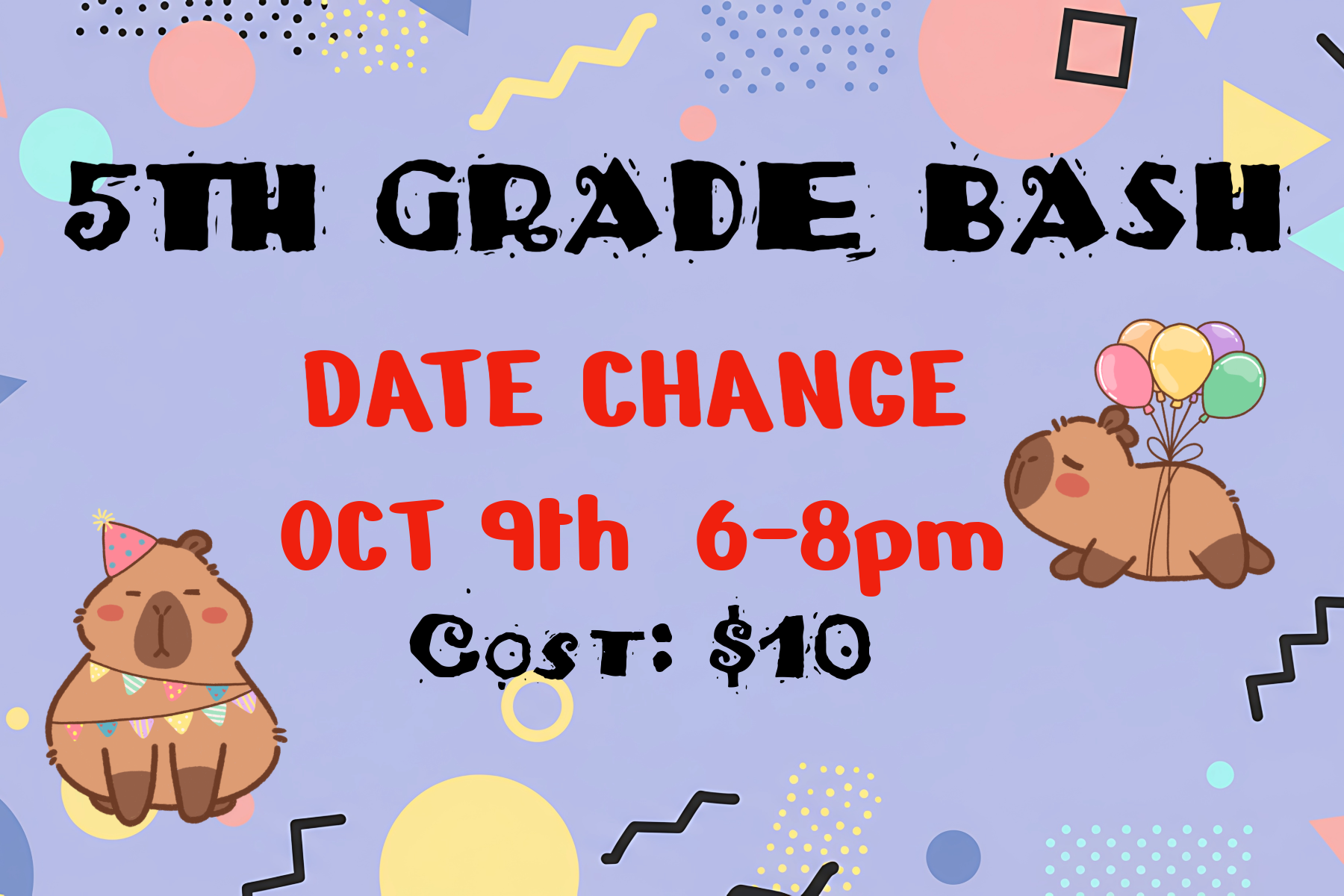 5th Grade Bash