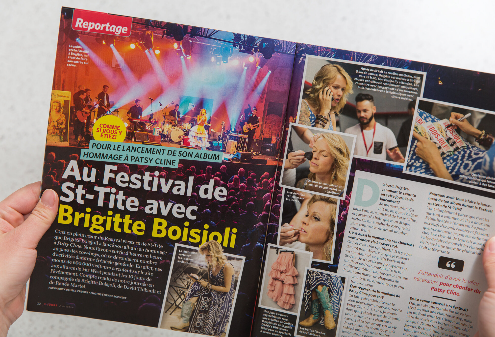 Magazine 7 jours - Brigitte Boisjoli
