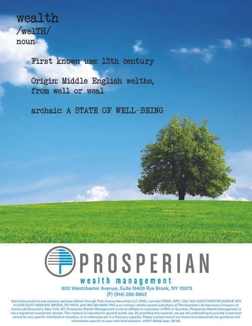 Prosperian Wealth Management Full Page Ad