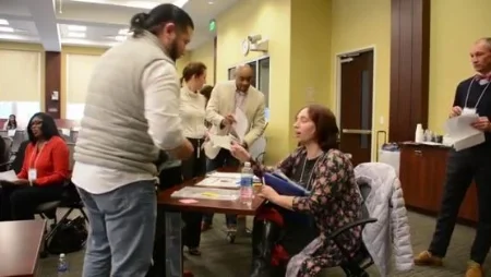 City of Columbia Employees participate in Poverty Disaster Simulation