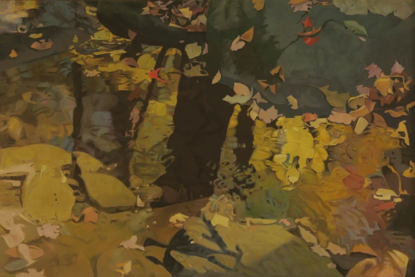Yellow Reflections , 1997, Oil on linen, 26 x 36 in.
