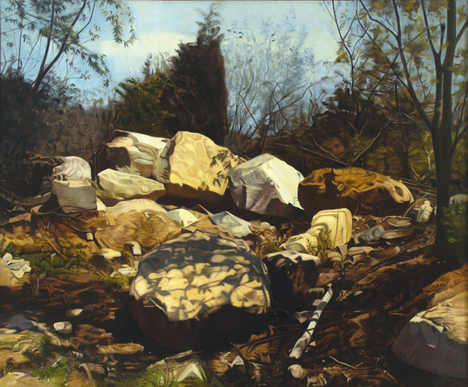    Four Seasons - Spring  , 1975, Oil on linen, 66" x 72" 