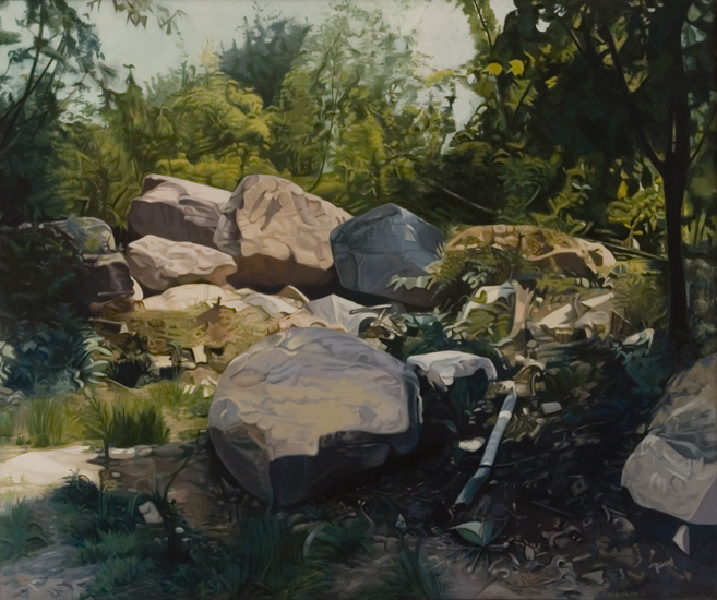    Four Seasons - Summer ,  1974-76, Oil on linen, 66" x 72" 