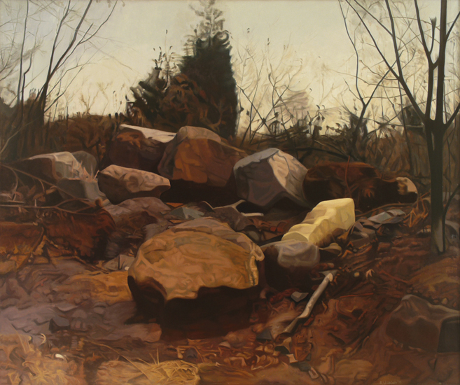    Four Seasons - Fall ,  1975, Oil on linen, 66" x 72" 