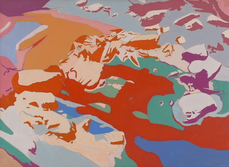 Soaring , 1987, Oil on linen, 36" x 50"