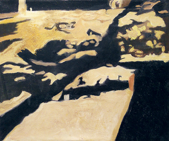 Shadows , 1996, Oil on linen, 10" x 12"