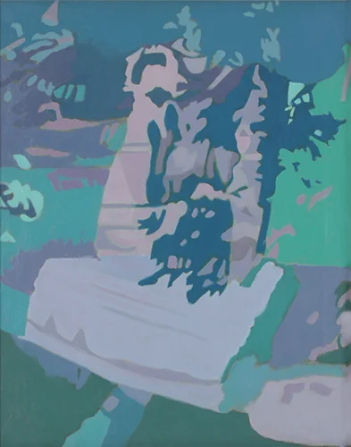 Shadow on the Apple Tree , 1990, Oil on linen, 20" x 16"