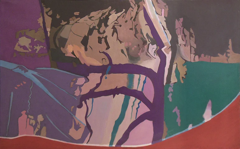 Archine Apple Tree , 1993, Oil on linen, 26" x 40"