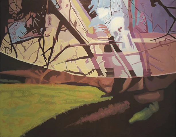 Net , 1993, Oil on canvas, 40" x 50"
