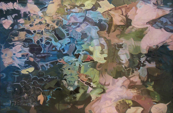 Under , 1984, Oil on linen, 40" x 60"