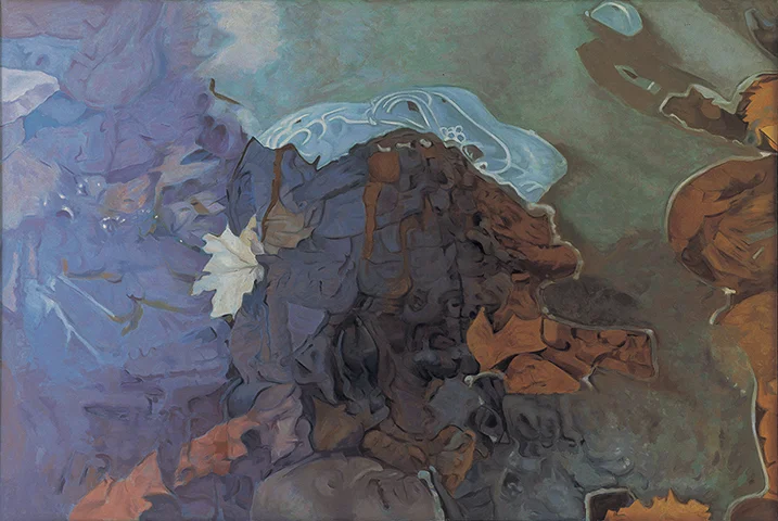 Enigma , 1982-83, Oil on linen, 47" x 70"