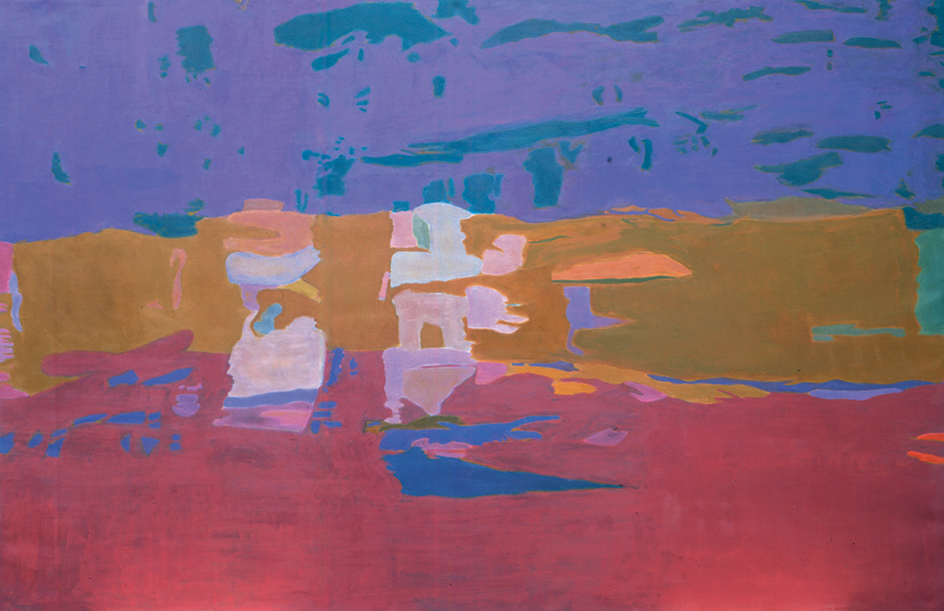   Floating in the Stream,  40” x60”, Oil on Linen, 1997 
