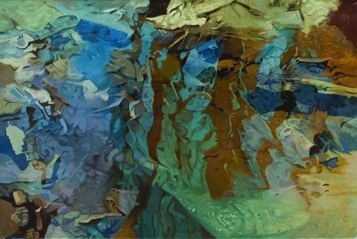   Straylight , Oil on Linen, 47” x 70”, 1983 